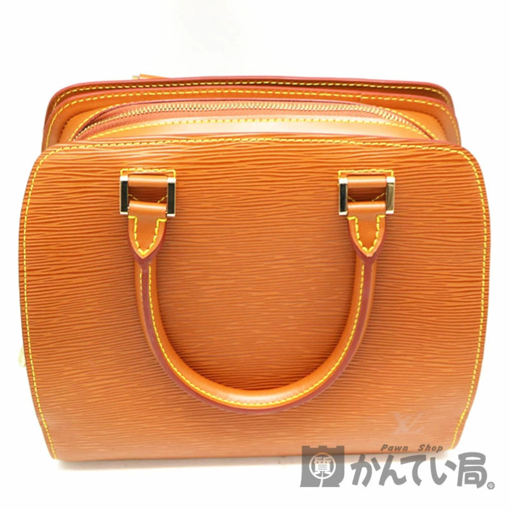 LOUIS VUITTON Pont Neuf Epi Leather Kenya Brown Handbag
